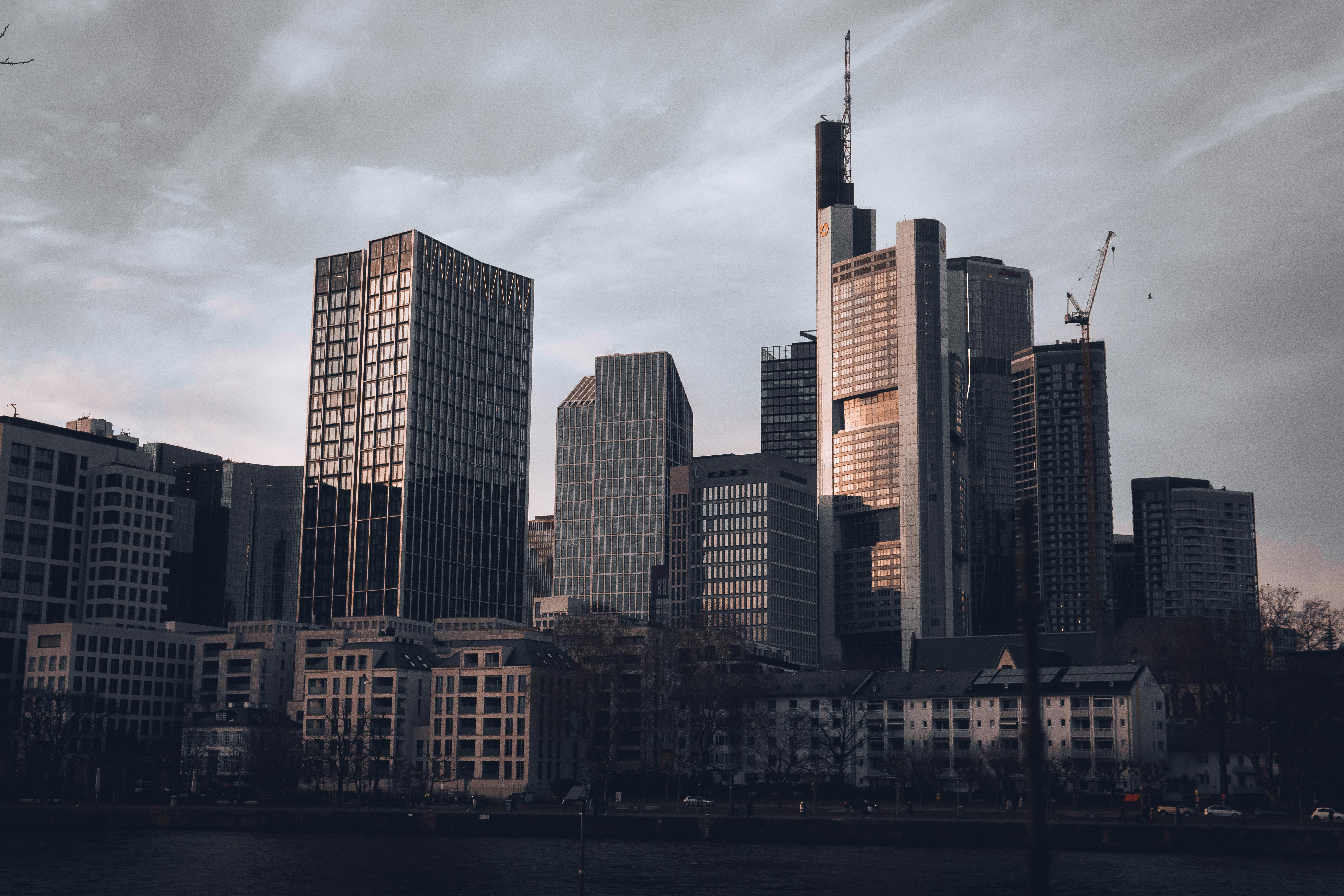 Modern corporate office building